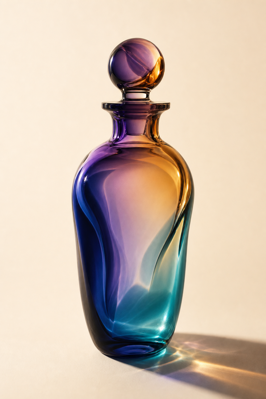 Reference — art-glass bottle